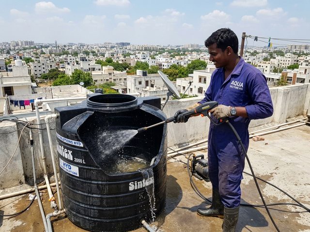 Residential Water Tank Cleaning Service in Hyderabad
