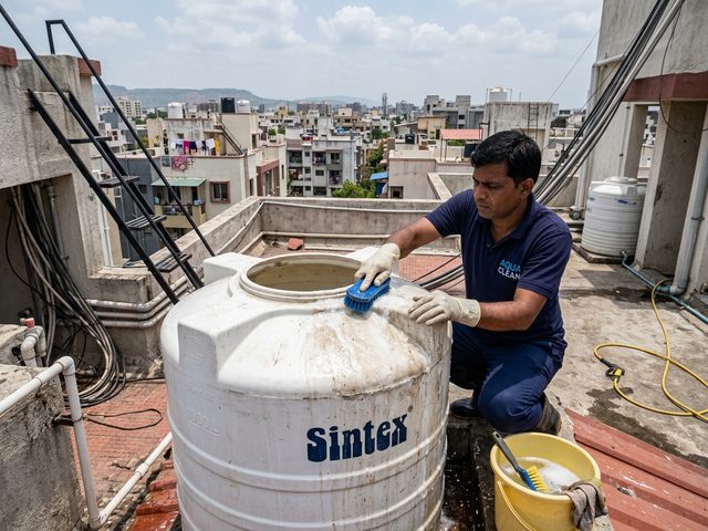 Sintex & Plastic Tank Cleaning Service in Hyderabad